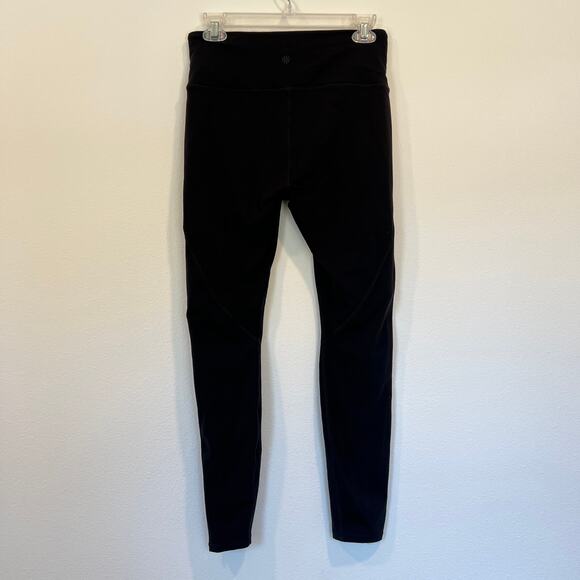 Athleta Side Zip Leggings Black with Rose Gold Hardware Women's M - Picture 2 of 13